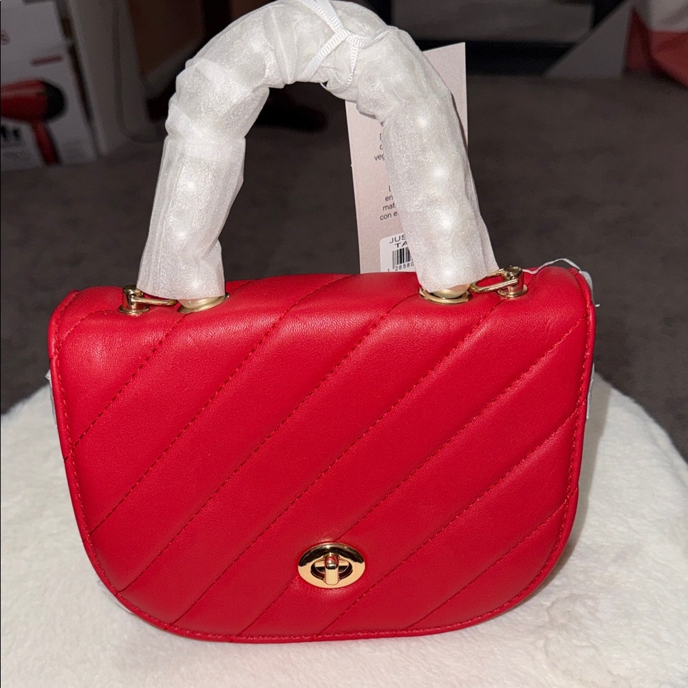 Elegant Red Mini Crossbody Bag